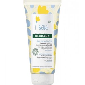 Gel lavant doux bébé KLORANE 200 ml