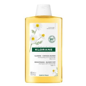 Shampooing à la camomille reflets blonds KLORANE 400 ML