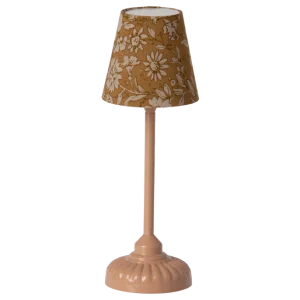 Maileg Lampadaire vintage, Souris – Rose Poudré foncé.