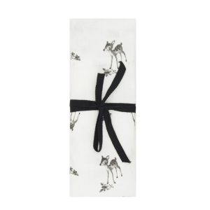 Rose in april: lange faon écru 70x 70 cm ou 110 x 110cm.