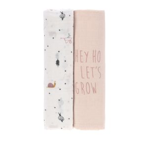 Langes pour emmailloter divinement doux XL, Garden Explorer Escargot.