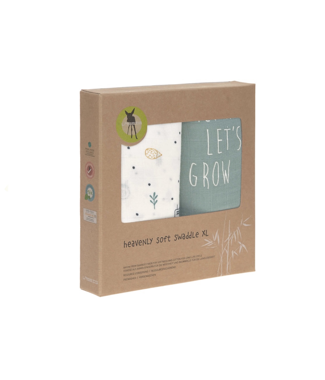 Lange pour emmailloter divinement doux XL, Garden Explorer Tracteur. – Image 2