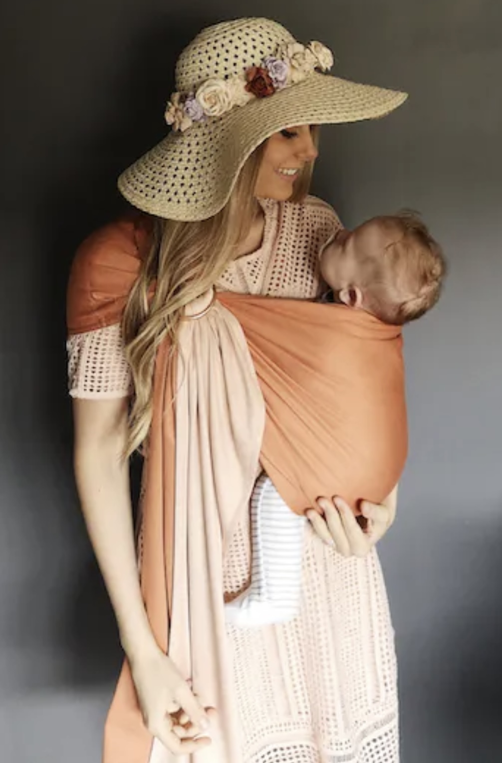 Love Radius La Petite Echarpe Sans Noeud – NUDE, CARAMEL (RÉVERSIBLE). – Image 3