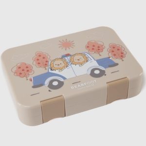 Boîte à lunch pour enfants avec compartiments – Police et Lions.