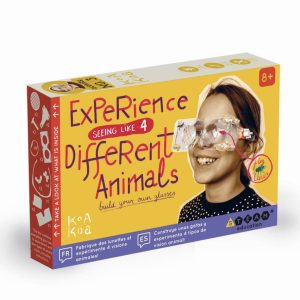 Kit de bricolage pour enfants / Construis des lunettes qui simulent la vision animale.