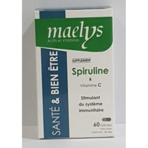 MAELYS SPIRULINE & VITAMINE C 60 GÉLULES