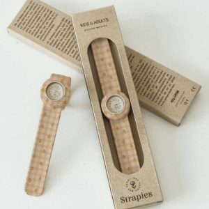 Montre silicone Kids & Adultes, fraise.