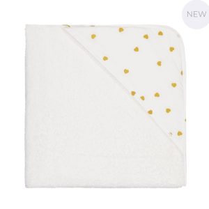 Rose in april: cape de bain coeur moutarde.