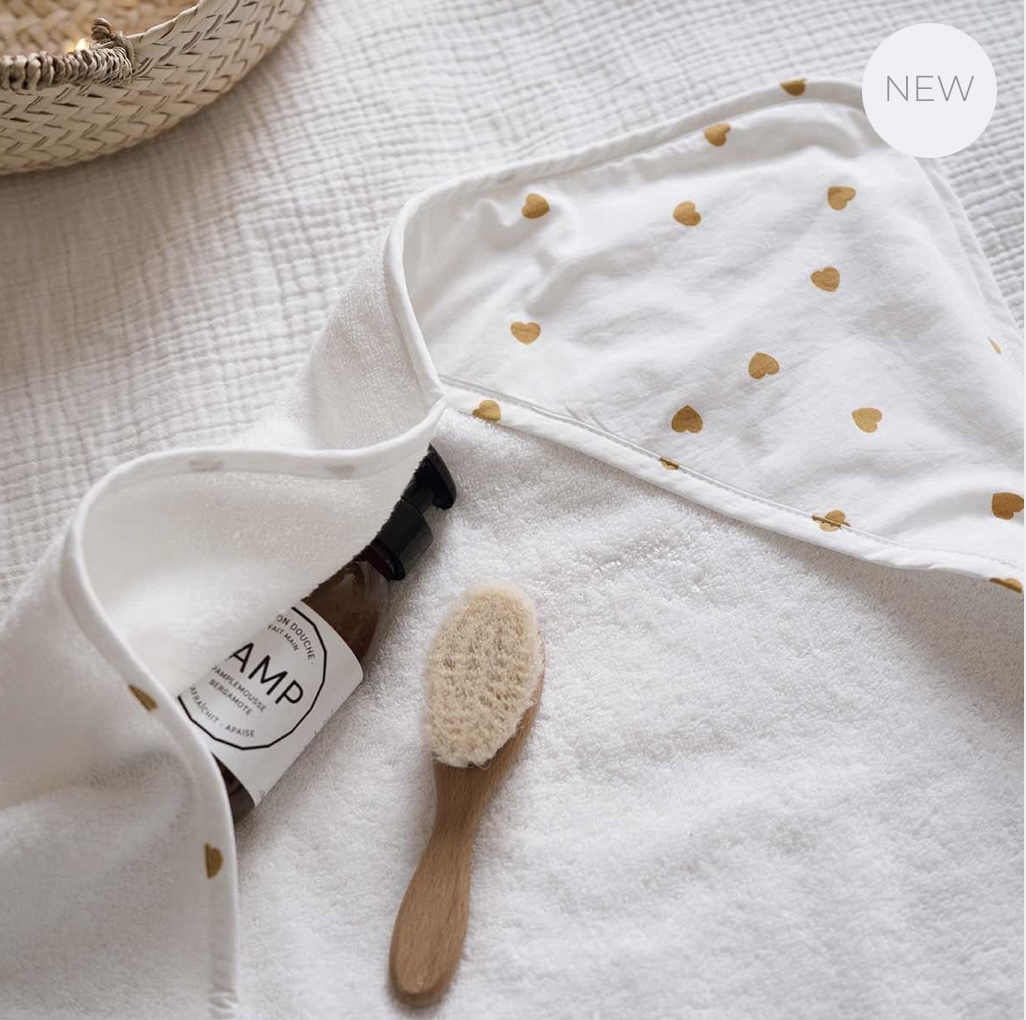 Rose in april: cape de bain coeur moutarde. – Image 2