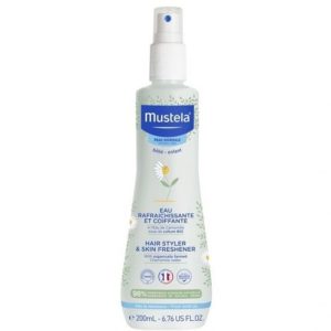 Eau rafraichissante et coiffante sans alcool MUSTELA 200 ml