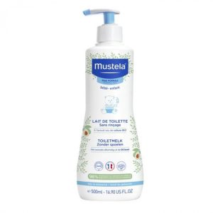 Lait de toilette sans rinçage MUSTELA 500 ml
