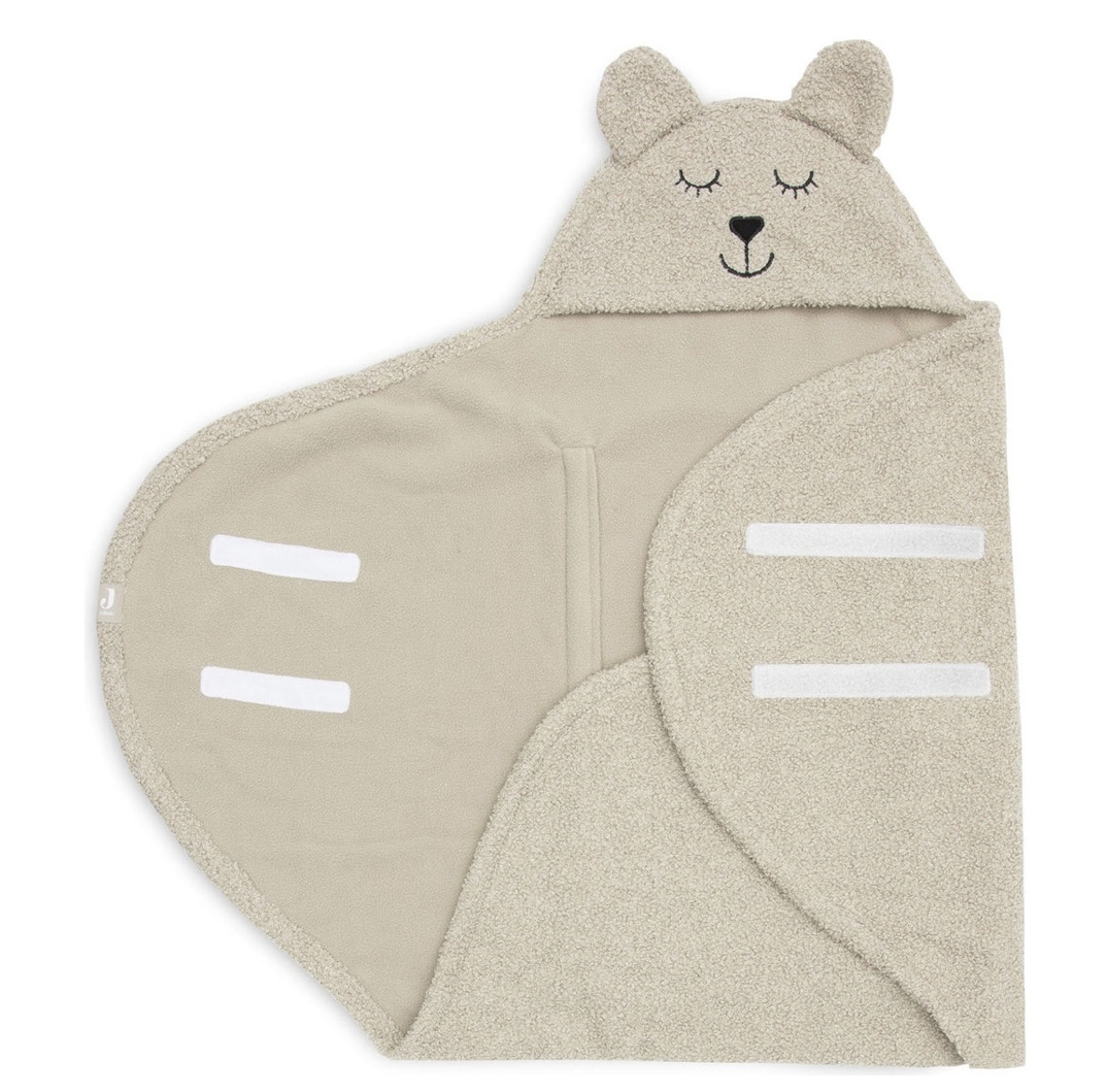 Couverture portefeuille/ Nid d’ange Olive green Jollein.