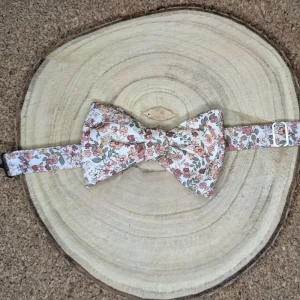 Noeud papillon adulte coton poétique