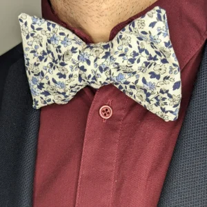 Noeud papillon adulte merveilleux bleu