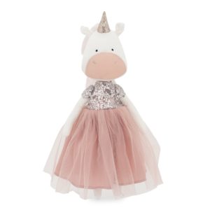 Orange Toys Daphné la licorne (robe rose paillettes+ queue de sirène).