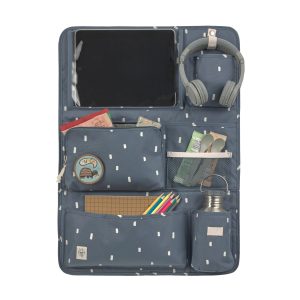 Organisateur de voiture – Happy Prints bleu nuit.