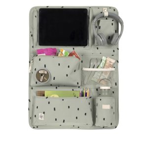 Organisateur de voiture, Happy Prints olive.