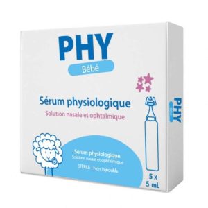 Sérum physiologique PHY BEBE 5*5 ml