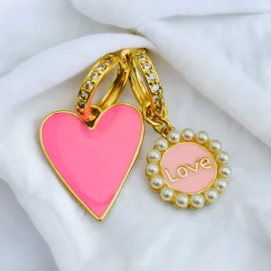 Boucles Créoles PInk Coco.