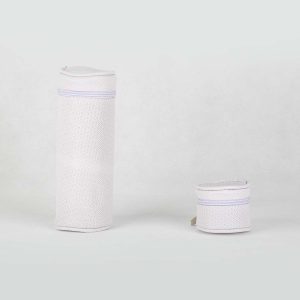 Porte sucette + porte biberon Blanc