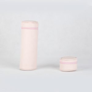 Porte sucette + porte biberon Rose