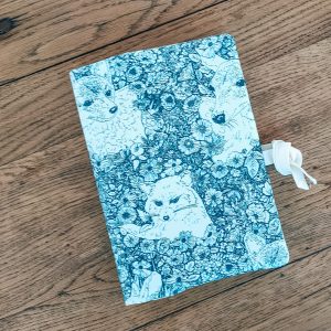 Protège Carnet Santé unisexe Animaux | Coton bio motifs Noir & Blanc