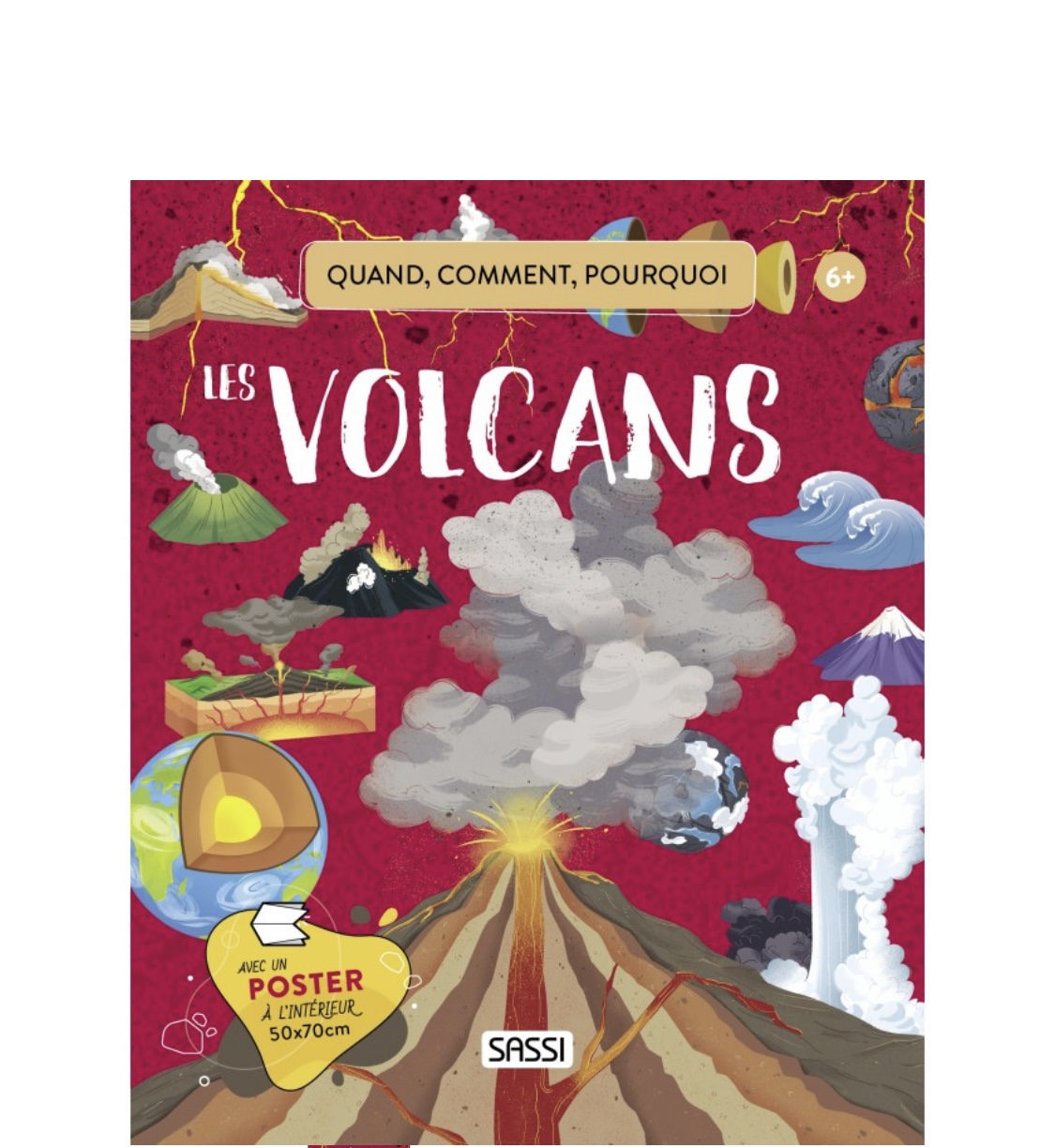 Quoi, Comment, Pourquoi. Les Volcans.