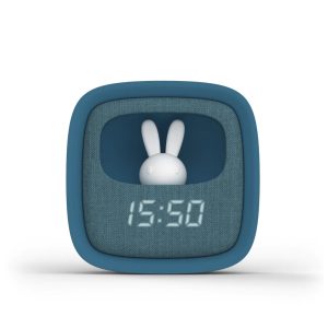 Réveil avec veilleuse intégrée. Bleu nuit.