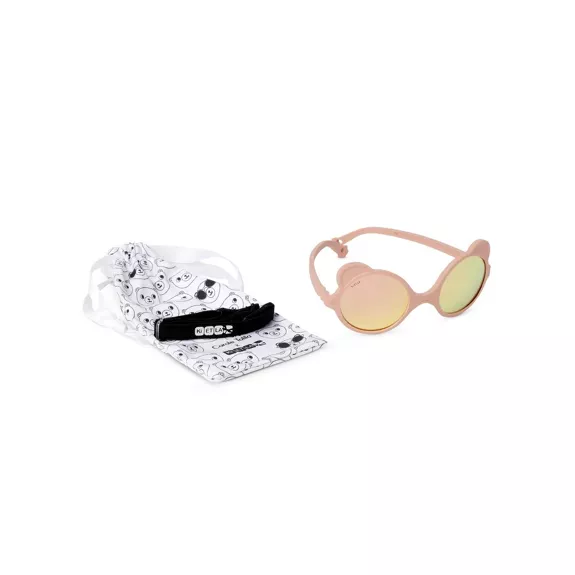 Lunettes de soleil Ourson Ki ET LA – Rose Pêche. – Image 2