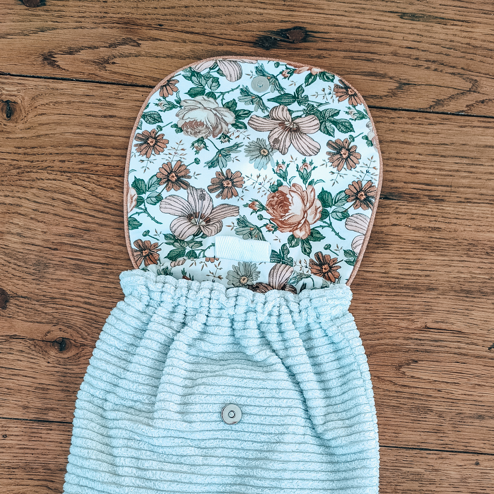 Sac à dos enfant pour la Crèche et la Maternelle – Velours Blanc – Image 2