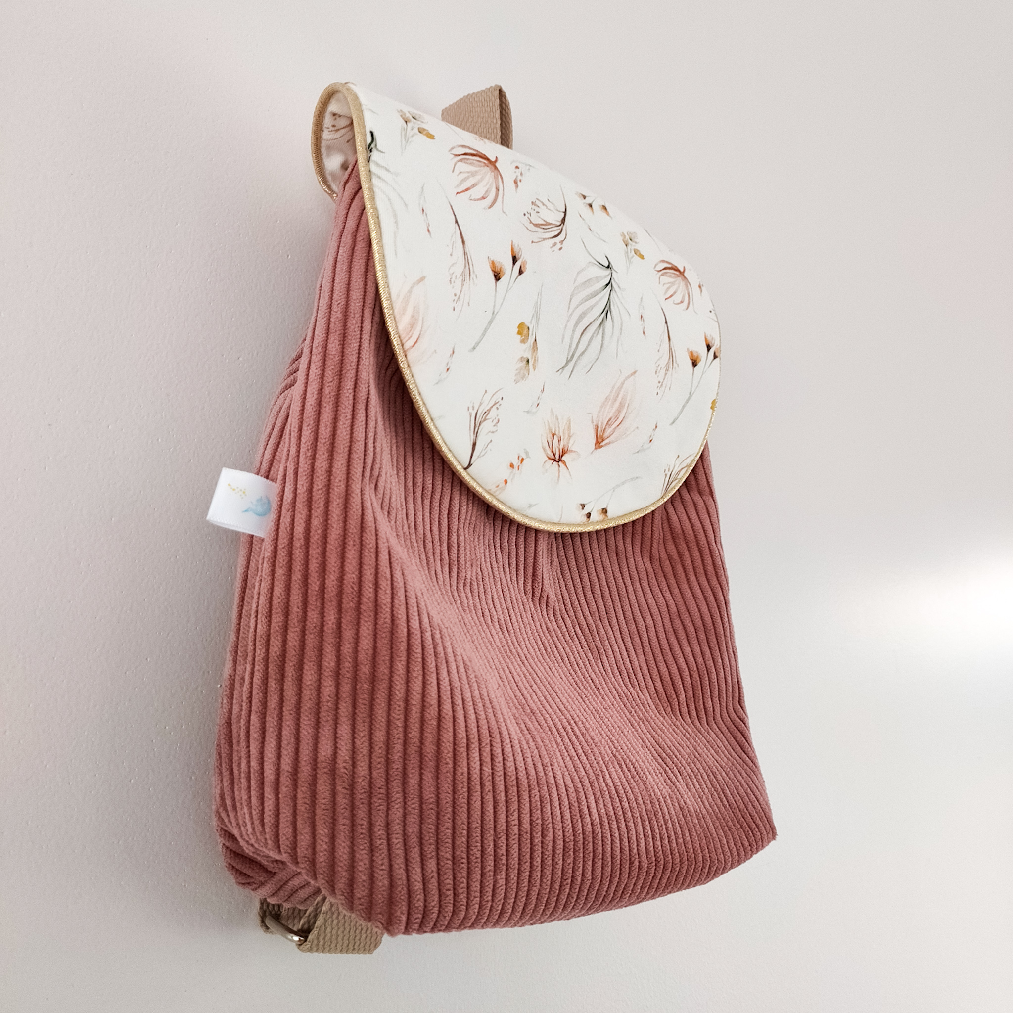 Sac à dos Fille Velours pour la Crèche et la Maternelle – Image 9