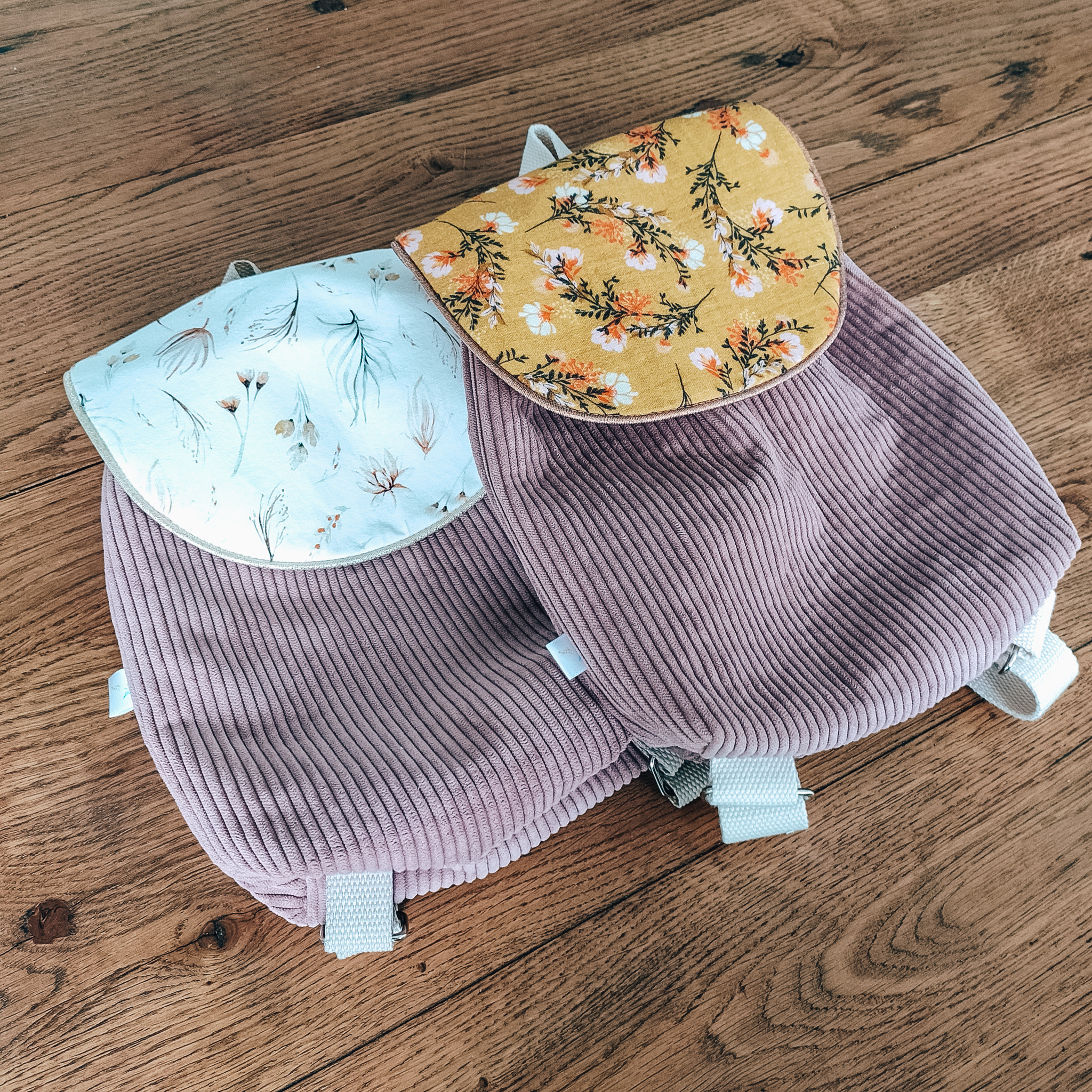 Sac à dos Fille Velours pour la Crèche et la Maternelle – Image 4