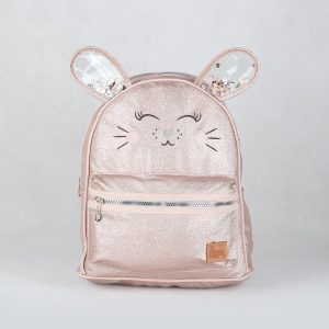 Sac lapin rose Grand Model avec Broderie