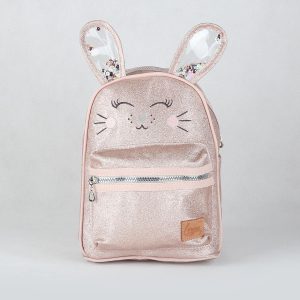 Sac lapin rose Petit Model avec Broderie