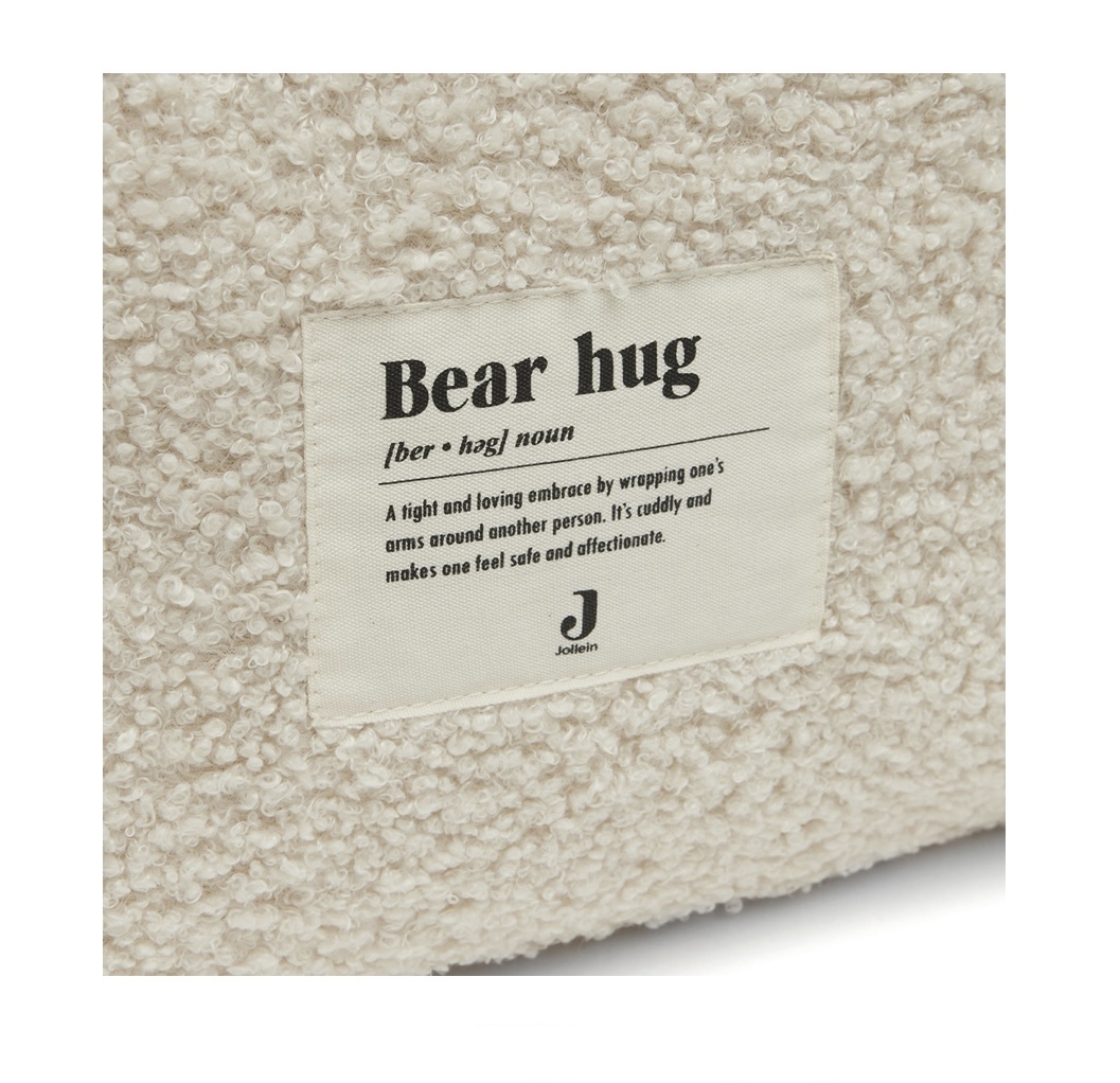 Sac de rangement pour parc/lit teddy écru. – Image 3