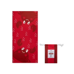 Serviette en microfibre Crabe 135 x 65 cm.