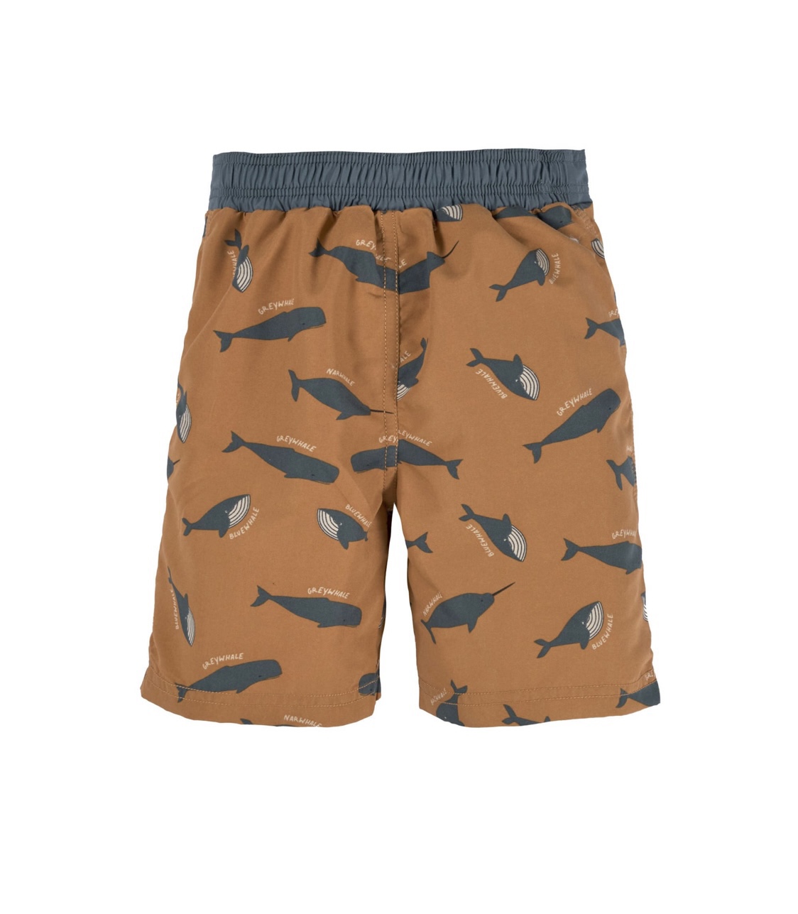 Short de bain anti-UV enfants – Baleine, caramel 25-36mois. – Image 3
