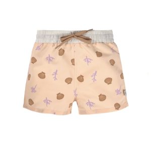 Short de bain bébé – Coraux, pêche rose 25-36mois.