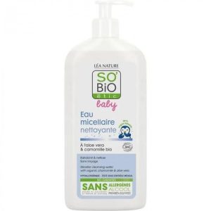Eau micellaire nettoyante baby SO BIO 500 ml