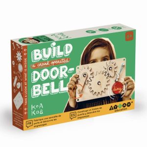 Kit de bricolage pour enfants / Fabrique une sonnette de porte à engrenages.