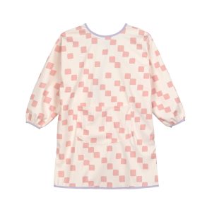 Tablier manches longues enfants – Happy Fruits, pêche.