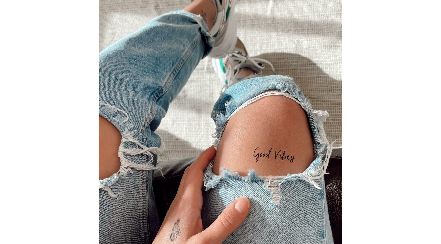 Tatouages éphémères Good Vibes x5 – Image 2