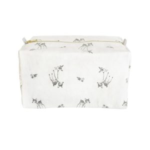 Rose in april: trousse de toilette faon écru.