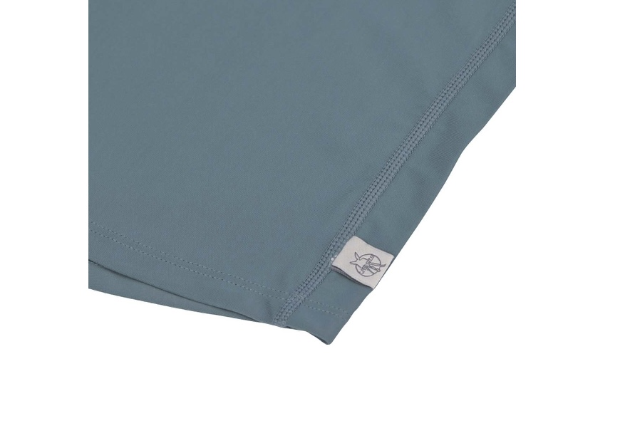 T-shirt anti-UV manches courtes enfants – Hello Beach, bleu 19-24mois. – Image 2