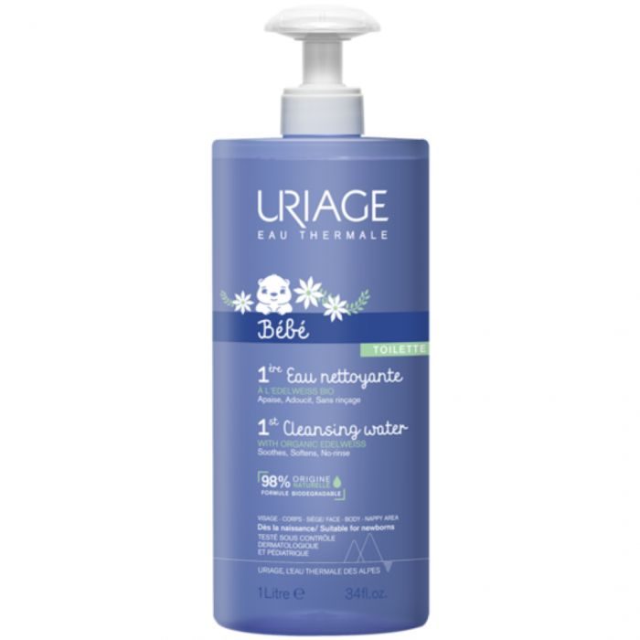 Soins bébé 1 èrs eau nettoyant 1 ère URIAGE BEBE 1 l
