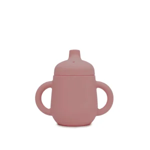 Verre en silicone 3 en 1 (vieux rose).