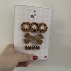 Lot de 3 barrettes « vintage ».