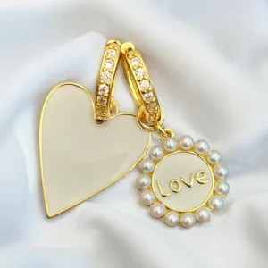 Boucles Créoles White Coco.