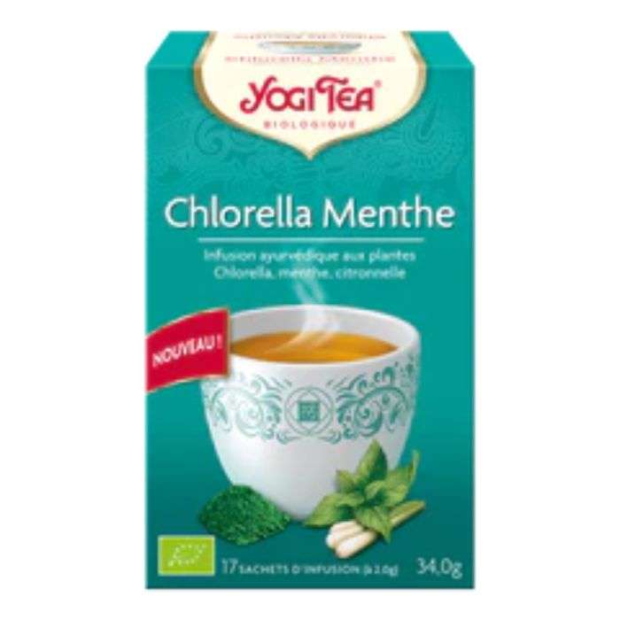 Chlorella menthe bio YOGI TEA 17 infusettes