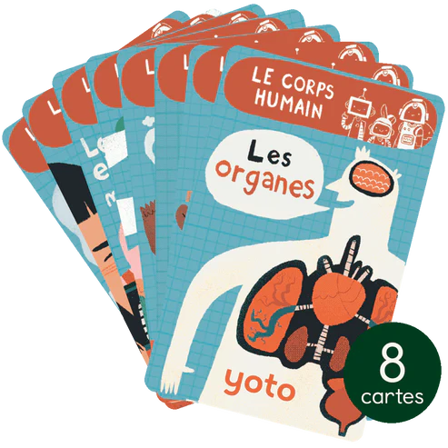 Yoto Cartes (8) Explorobots : Le corps humain.